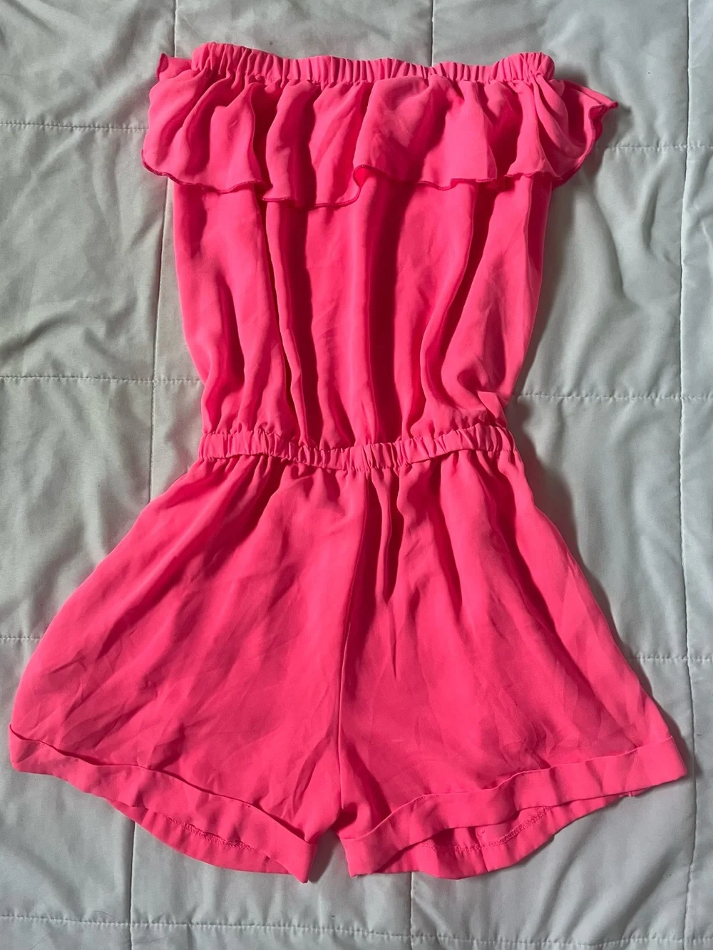 Barbie Pink Strapless Romper